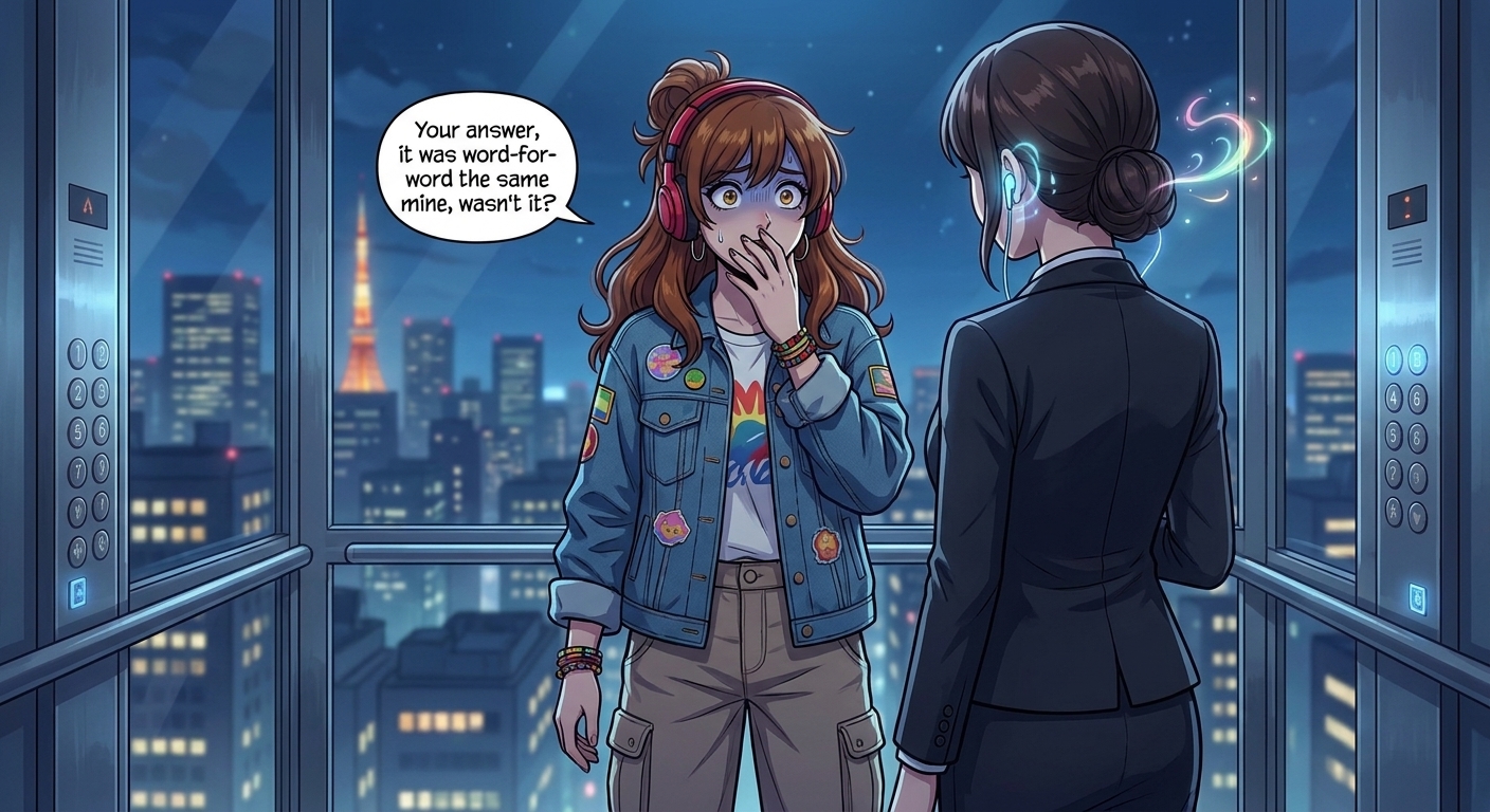 第4話「同じ回答」さし絵