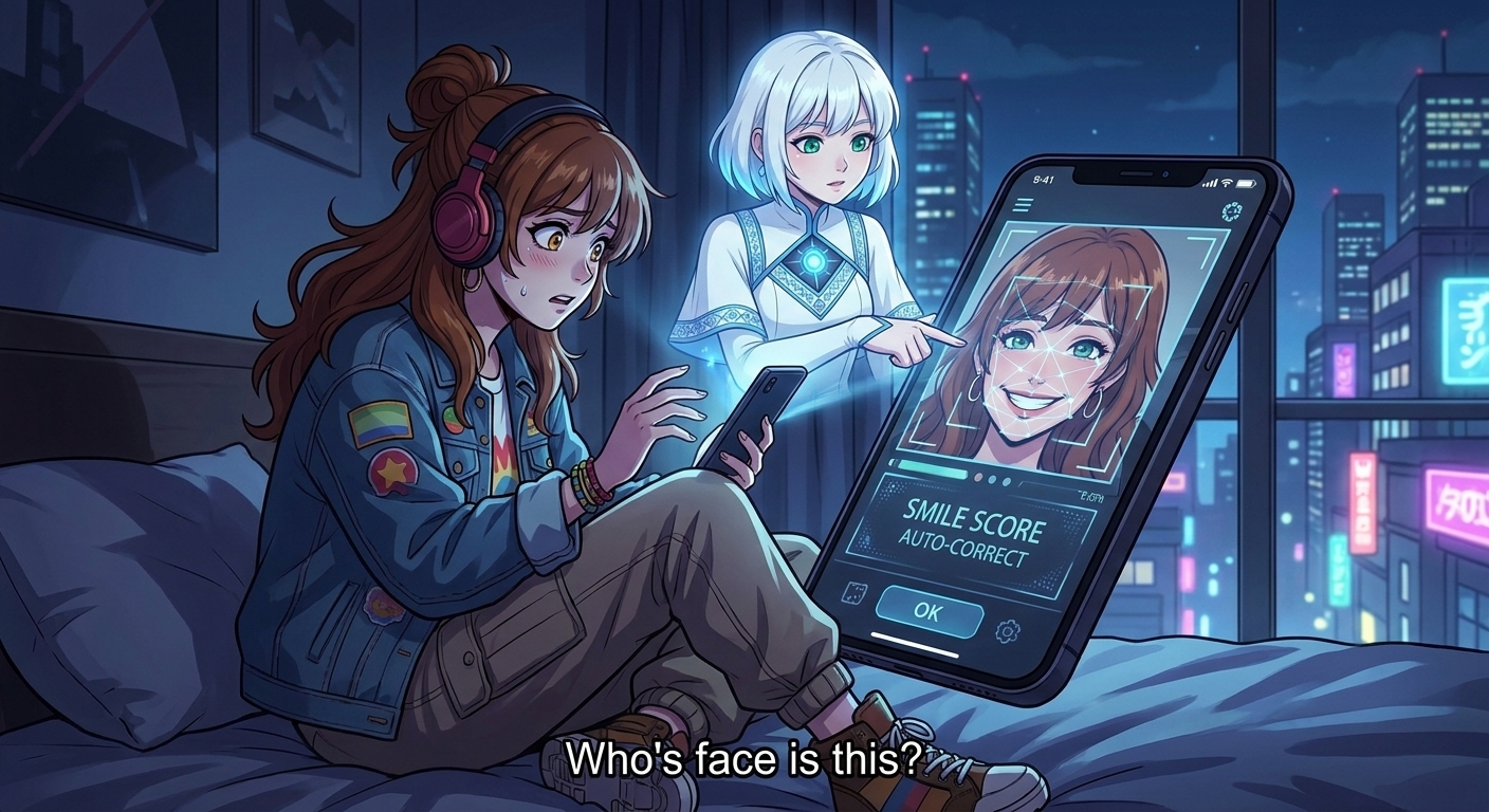 第3話「笑顔スコア」さし絵