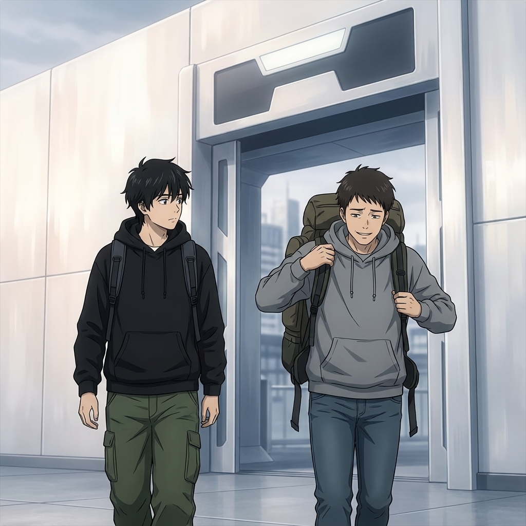 第9話「この街を出る人」さし絵